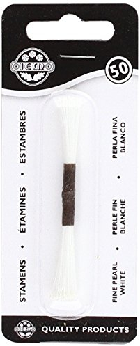 Jem PME staubblättern für Zucker Blumen feine Perle, Textil, weiß, Fein