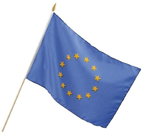 Deko-Woerner Flagge Europa 30x45cm mit Stab