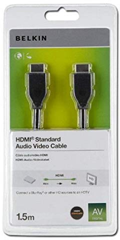 Belkin F3Y017R1.5MBLK Cavo Audio Video HDMI Standard 4K/Ultra HD Compatible, 1.5 m