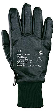 KCL Handschuh IceGrip 7, Schwarz, Schutzhandschuh
