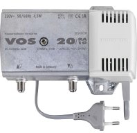 Kathrein VOS 20/RA-1G Hausanschluss-Verstärker (22dB, 1006MHz, Rückweg 5-65 MHz, KDG-Zertifiziert, für Kabelfernsehen)