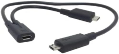 chenyang CY Micro USB femelle vers 2 Micro USB mâle extension câble de charge pour Phone & Tablet