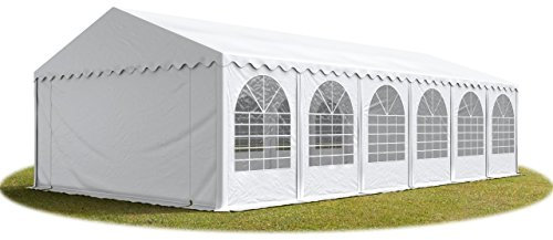 Tendone per feste ignifugo bianco 5x12 m Gazebo anti-fiamma per giardino e eventi