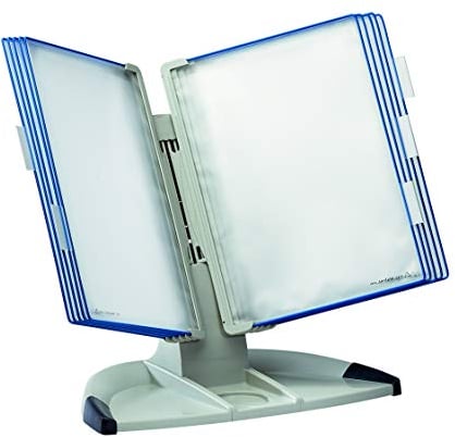 Tarifold 734301 Design Tischsichttafel Set, A4, 10 Sichttafeln, blau