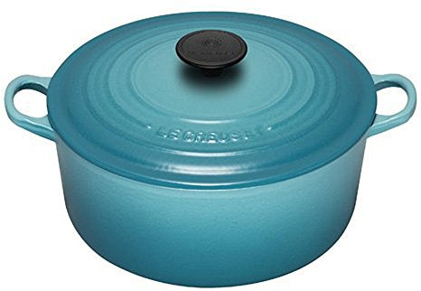 Le Creuset Classic Cast Iron Round Casserole, 18 cm - Teal