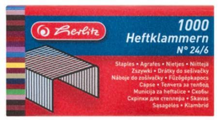 Herlitz Heftklammern No. 24/6, 1.000 Stück