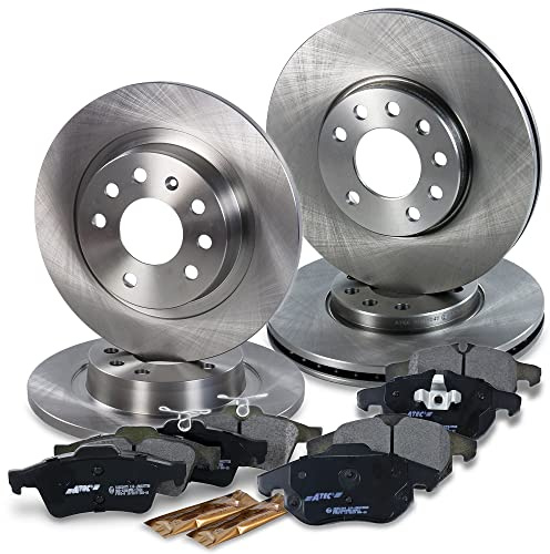 BESTPRICE Bremsenset inkl. Bremsscheiben vorne Ø 285 mm + hinten Ø 278 mm + Bremsbeläge vorne und hinten
