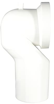 Ideal Standard - Multi Suites, Curva técnica para Inodoro, Conector Universal para desagües de Suelo de PVC, Blanco