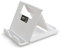 System-S Universal Klappständer Tisch Halterung 6 Stufen Neigung einstellbar für Tablet PC Smartphone eBook Reader (bis 1,4 cm) weiß