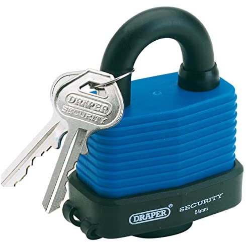 Draper 64178 54 mm Waterproof Laminated Steel Padlock