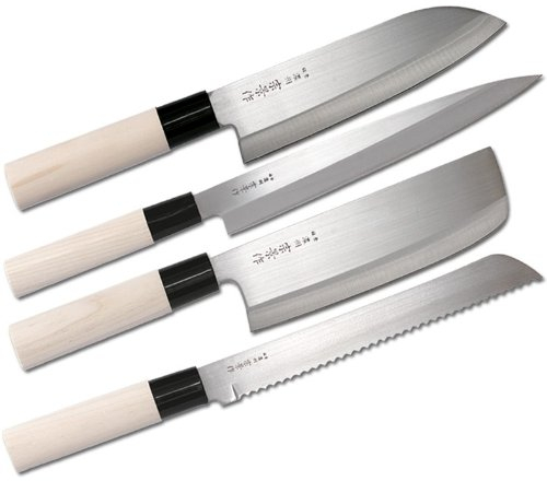 Lot de 4 couteaux de '03 A' – Couteaux Japonais Haiku Home