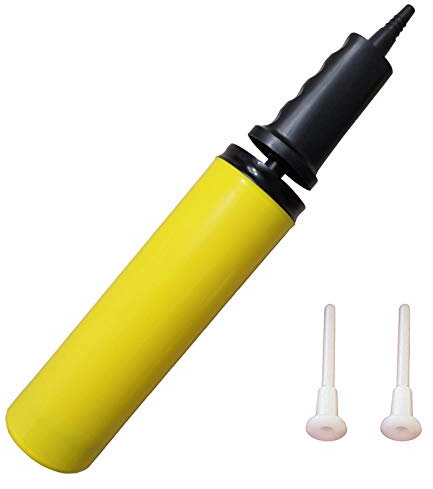AppleRound Dual Action Hand Air Pump for: Gym Ball, Exercise Ball, Hippity Hop Bouncer, Hopper Balls, Inflatable Bouncing Horse (Pack of 1)