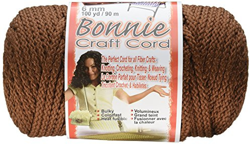 Bonnie Macrame Craft Cord 6mmX100yd, Almond