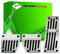 Akhan ATPS026 PS026 - Sport Pedal Set Pedal-cover Aluminium Pedalauflagen mit Anti-Rutsch-Gummi
