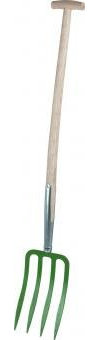 Triuso Spatengabel, 4 Lan zenzinken, T-Stiel 85cm,Z