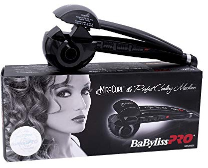 BaByliss BAB2665E Mira Curl Arricciacappelli Automatico, Rivestimento in Ceramica, Controllo della direzione del riccio, 3 Tempi di posa, 3 Temperature fino a 230°C, Nero