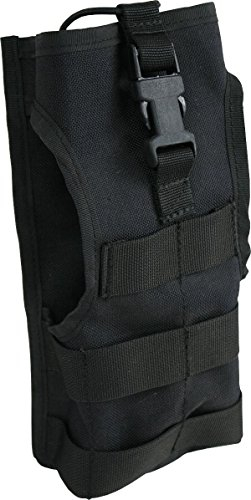 Zentauron Funkgerätetasche SEM 52 - Molle-kompatible Radio Pouch für Plattenträger & Schutzweste - Zubehör Tasche für Funkgerät - Bungee-Cord Sicherung - Bundeswehr Zubehör Taktische Ausrüstung