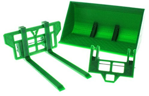Treckerheld Zubehör Set A für Siku Control 32 mit Frontlader (Grün)