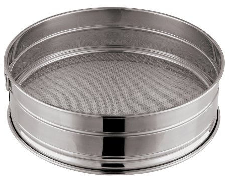 Paderno 12605-22 Setaccio per Farina, 22 cm, Acciaio Inox