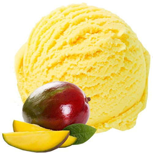 Mango Geschmack 1 Kg Gino Gelati Eispulver für Milcheis Softeispulver Speiseeispulver