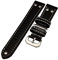 Uhrenarmband CAVARUST im Flieger-Style mit Nieten schwarz 26mm 4286