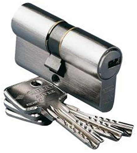 ABUS EC550NP Profilzylinder EC550 NP, Lg 30/45mmm.3 Schlüssel, mit N+G, Wendeschlüssel, 30/45 mm