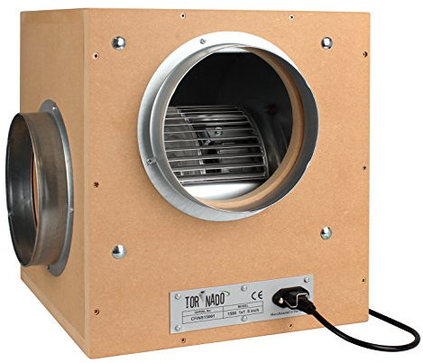Torin High Output Acoustic Wooden Box Fan 8 1500m3/h 1x1