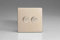 Varilight V-Pro Screwless Satin Chrome 2 Gang LED Trailing Edge Dimmer Switch 1 or 2 Way