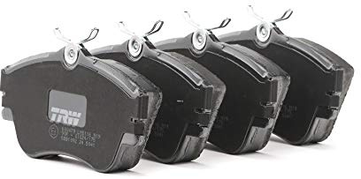 TRW GDB1092 Brake Pad Set of 4 Compatible for Volkswagen Transporter/Caravelle MK IV Bus (70B, 70C, 7DB, 7DK, 70J, 1990-2004 Front Axle and Other Vehicles