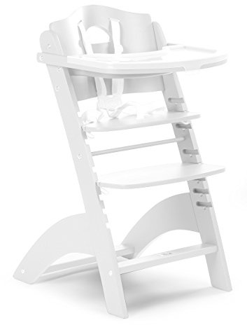 Childwood HCLCW Lambda 2 Baby Hochstuhl Plus Brett/Abdeckung, weiß