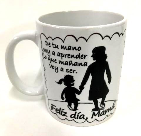 Taza Feliz día Mamá con niña