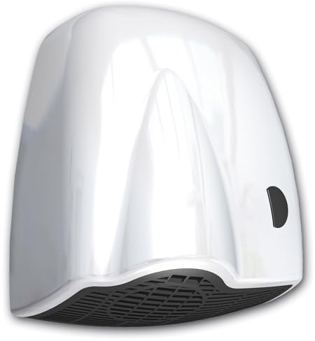 vama Asciugamani Elettrico con Pulsante 1850W U-Nik BP ABS Bianco