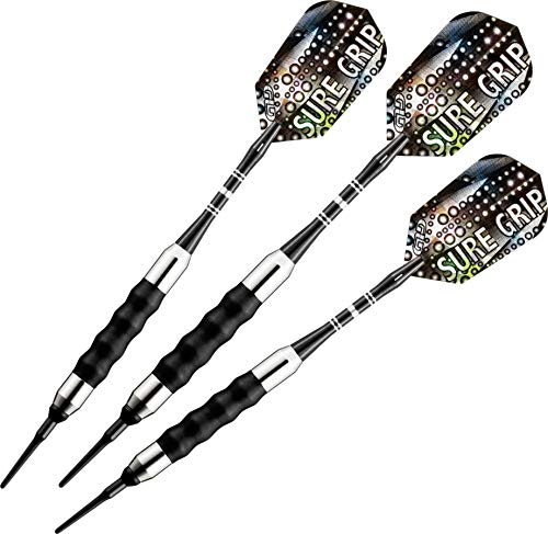 Viper Sure Grip Dartpfeile mit weicher Spitze, schwarz, 16 Grams