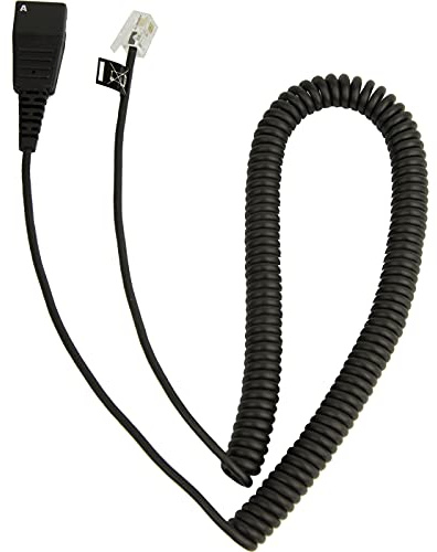 Jabra Quick-Disconnect auf RJ-10 Kabel, schwarz