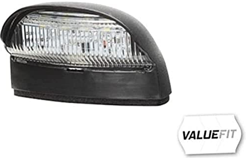 HELLA VALUEFIT 2KA 357 013-001 Kennzeichenleuchte - Kennzeichenbeleuchtung - Anhänger - LED - 12/24V - Anbau/Schraubanschluss - Kabel: 250mm - Stecker: offene Kabelenden - links/rechts/oben