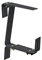 Windhager Blumenkasten-Halter für Brüstungen und Balkongeländer, Stabil, Tragkraft 45 kg, 22 x 17 cm, Anthrazit, 05832