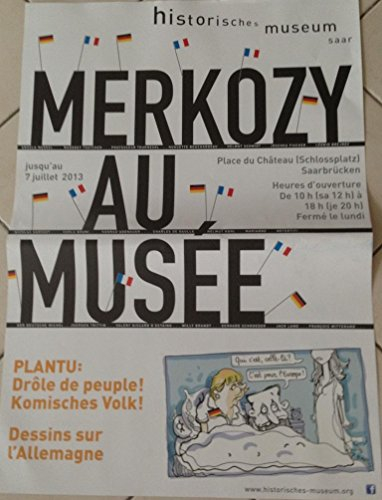 Sarcozy – Merkel – Jean plantureux – 70 x 100 cm zeigt/Poster