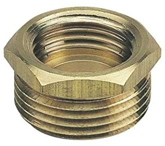 Sobime 75 - Aro reductor/a laton 1x1/2 con valona hexagonal