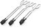 IBILI TENAZA Inox Nylon 25 CM, Stainless Steel, Argento/Nero, 25 x 7 x 3 cm