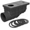 Underground Drainage Bottle Gully Floor Drain Water Trap Hopper 305x155mm Ø110mm