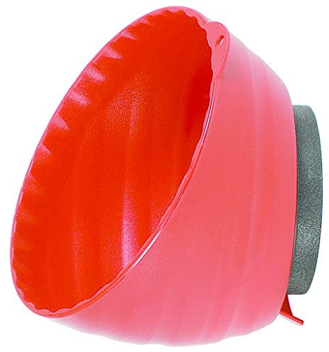 KS TOOLS 800.0156 - Bol magnétique - Pour préserver les vis et autres petites pièces - Ouverture en biais - 150mm - En matière plastique Rouge