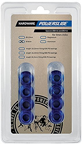 Powerslide Spacer Spacer Alu, Silber, 6 mm, 900420
