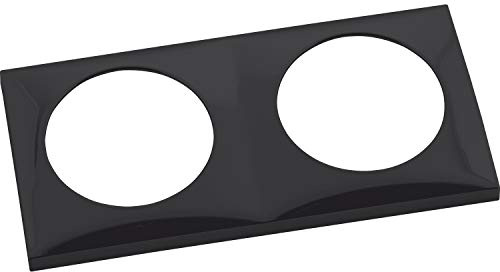 Berker 918262510 Integro Flow Rahmen 2-Fach schwarz glänzend