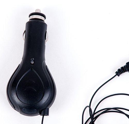 BA5I5 Aufrollbares KFZ Ladekabel 12V - 24V kompatibel mit Sharp Aquos Phone SH-80F