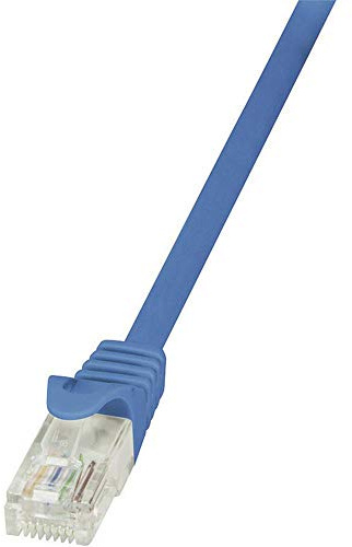 LogiLink CP2096U CAT6 U/UTP EconLine Patch Cable, 10 Meter Length, Blue, Blue, 10 Meter Length