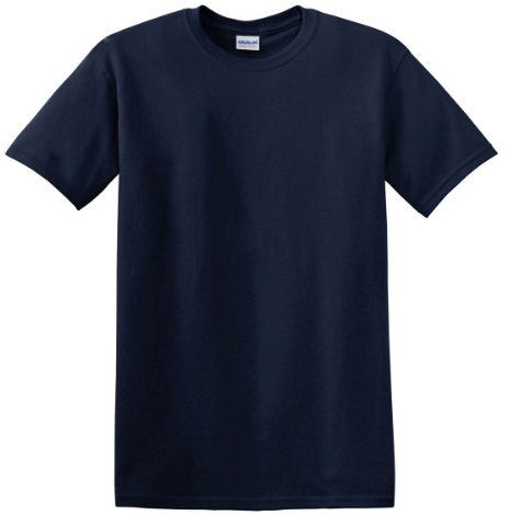 Gildan Mens Heavy Cotton Short Sleeve T-Shirt (S) (Navy)