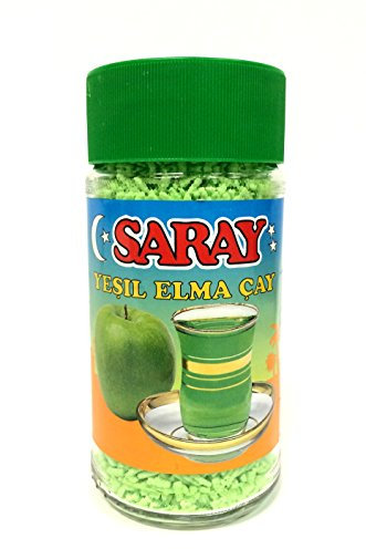 12 x 200g Saray Instant Tee mit grüner Apfelgeschmack Tee - Yesil Elma Cay