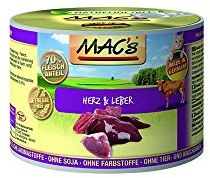 Mac's Katzenfutter getreidefrei Herz & Leber, 6 Stück X 200 g