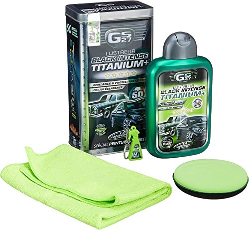 GS27 CL160250 - Cofanetto Vernice lustrante Lustreur Titanium, Colore: Nero Intenso