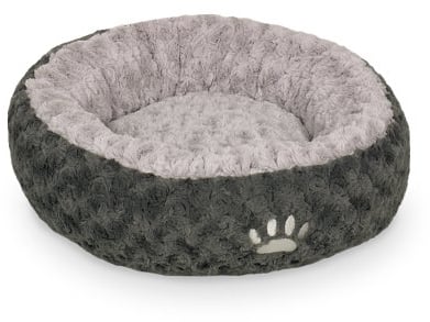 Nobby Komfortbett Donut Seoli, dunkelgrau-hellgrau, Ø 100